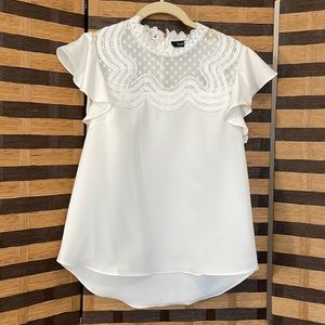 Off-white dress blouse